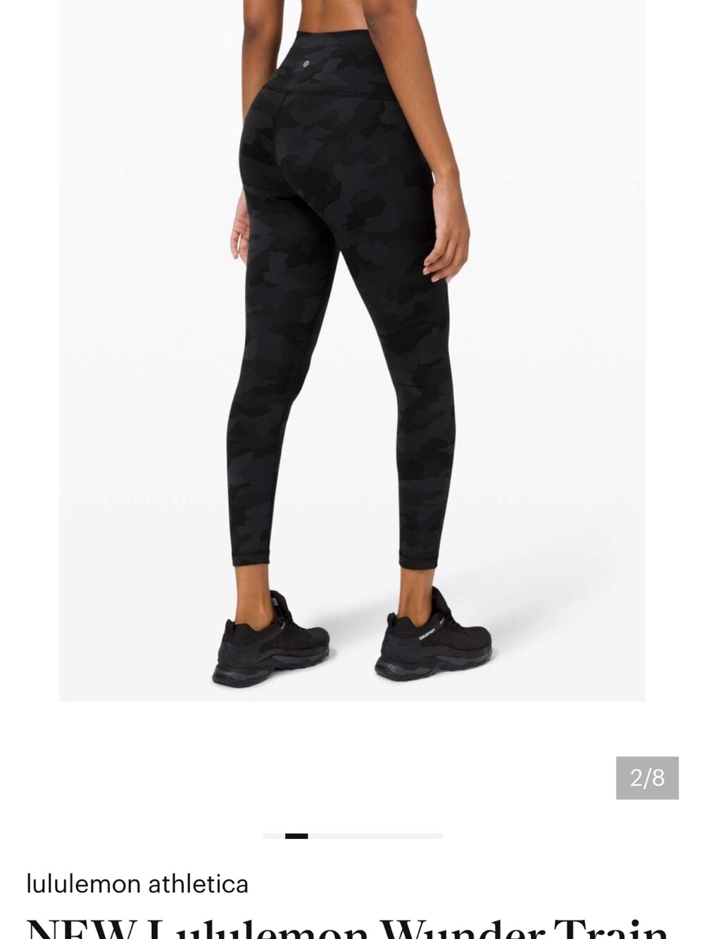 lululemon athletica Black Camo High-Rise Leggings